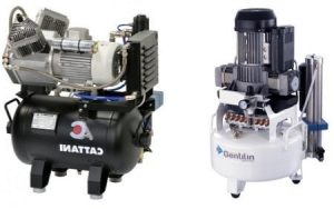 two different dental compressors