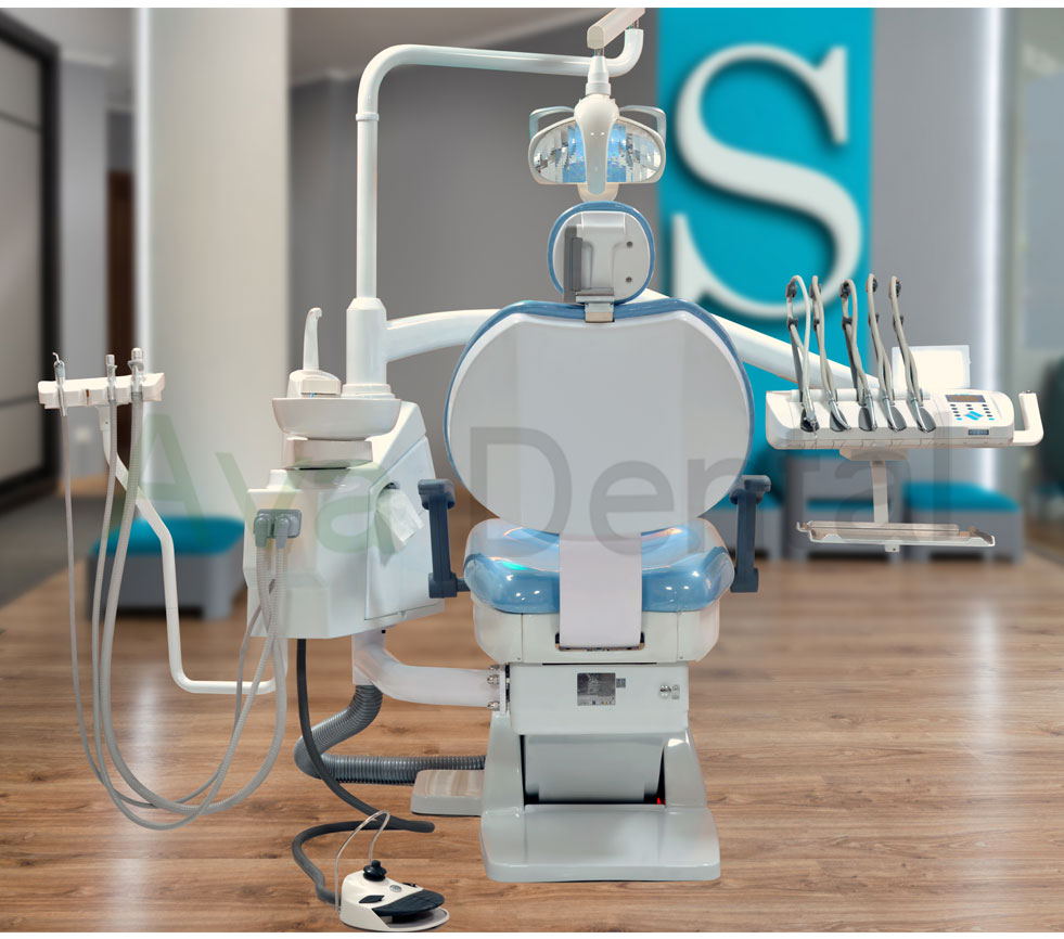 یونیت دندانپزشکی ارزان آژاکس Ajax مدل 902Plus | آوادنتال