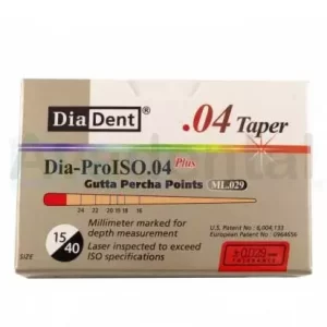 گوتاپرکا مدرج تیپر DiaDent مدل 4%Dia-ProISO