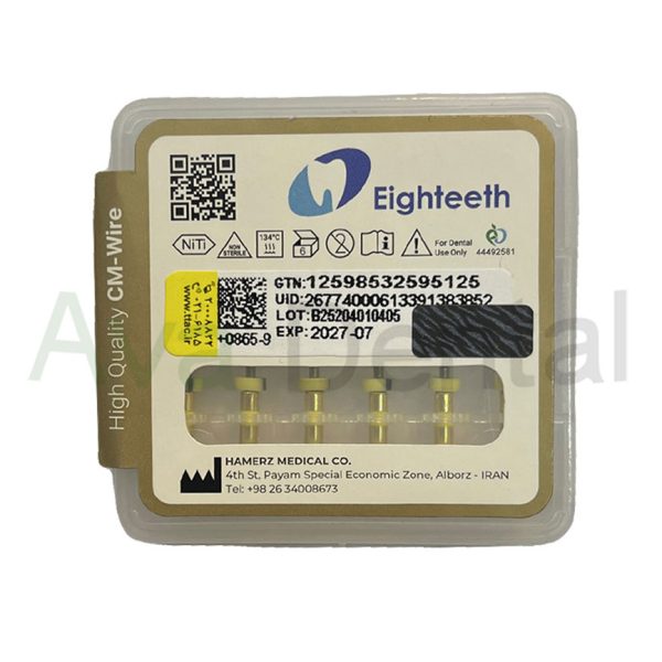 فایل روتاری ایتیس Eighteeth مدل E-Flex gold گلد | آوادنتال