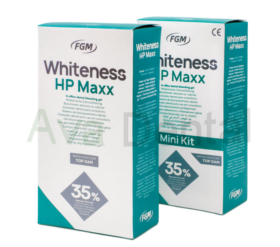 بلیچینگ آفیس سه بیمار FGM مدل Whiteness HP Maxx 35% | آوادنتال