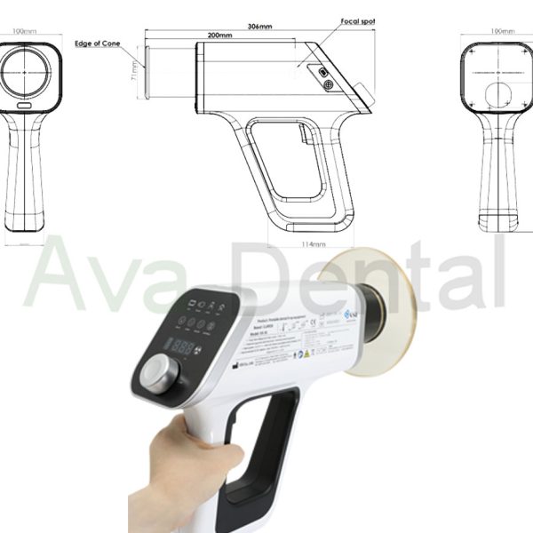 ابعاد رادیوگرافی پرتابل Clarox کلارکس مدل Vx-30 | آوادنتال